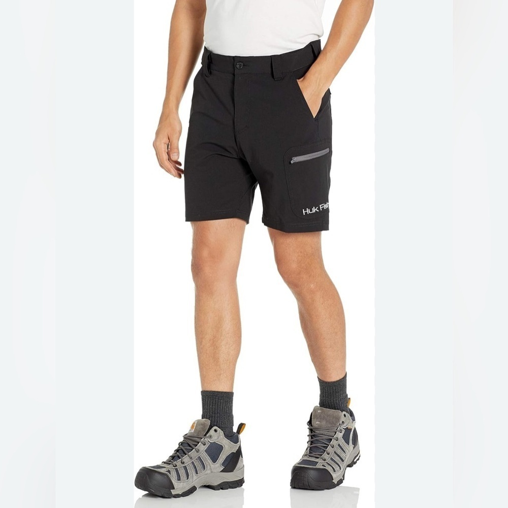 HUK Men’s Next Level Quick Drying Performance Fishing Shorts